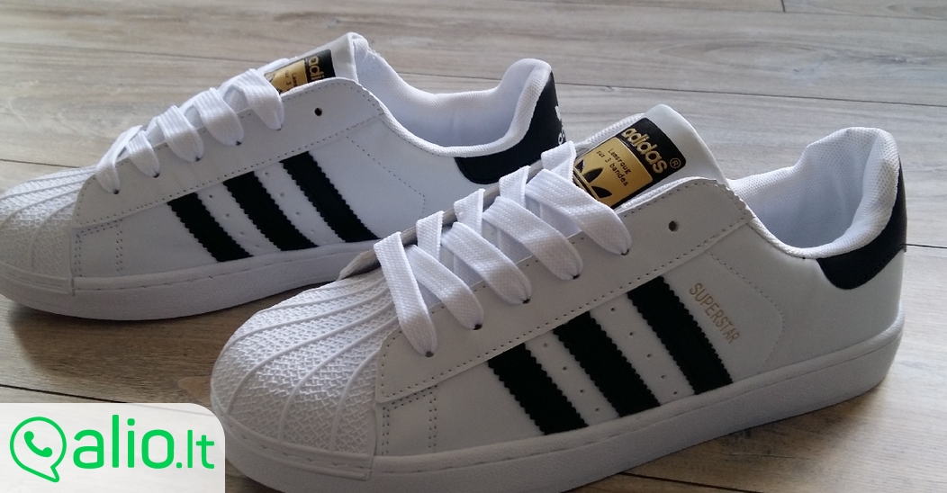 adidas superstar juodi