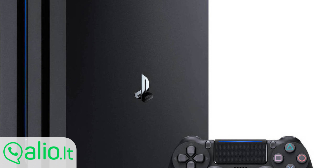 Playstation 4 Pro 1TB Fortnite, Garantija, kaina 349e. Komplektas ps4