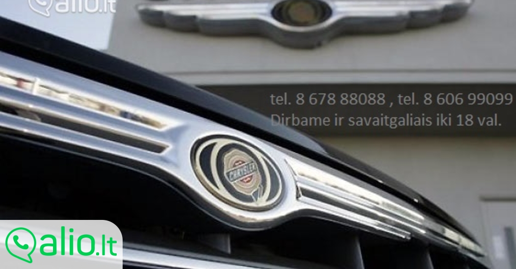 Chrysler Dalimis Detales Chrysler Naudotos Autodalys Alio Lt