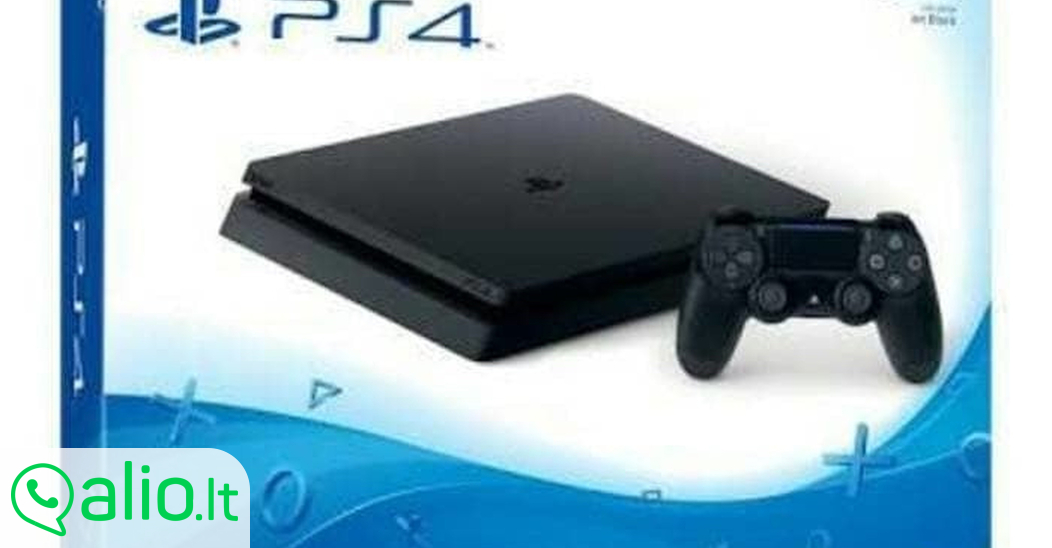 Sony Playstation 4 slim, tvarkingas, kaina 180e. Komplektas ps4, galiu